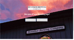 Desktop Screenshot of hennikerbrewing.com