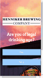 Mobile Screenshot of hennikerbrewing.com